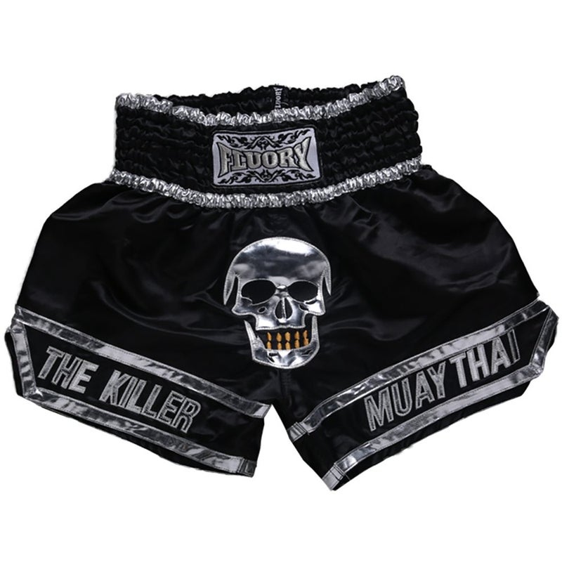 FLUORY Muay Thai Fight Shorts,MMA Shorts Clothing Training Cage Fighting Grappling Martial Arts Kickboxing Shorts Clothing - Image 1